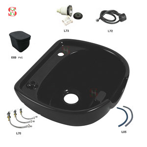 Vente flash : Pièces de chaise-lit pour salon de coiffure, robinet de douche 019, lavabo en céramique pour shampoing, évier pour cheveux - Product Image 1