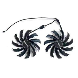 พัดลม PLD10010S12H T129215SH 95มม. GTX1660 GPU RTX 2060สำหรับ GPU <span class=keywords><strong>GTX</strong></span> 1650 1660เกม <span class=keywords><strong>Ti</strong></span> RTX 2060 <span class=keywords><strong>2070</strong></span>สุดยอด windforce - Product Image 2