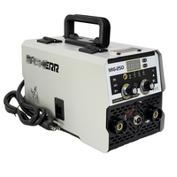 Machine à souder MIG 250 3 en 1 sans gaz 120A IGBT Inverter TIG MMA ARC Fil fourré 220V Sans gaz Flux Welder Core Motor