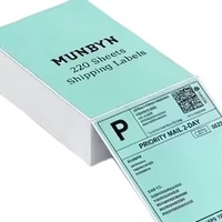 Etiquetas de Envío Impermeables Personalizadas 4x6, Etiquetas de Código de Barras para Impresora Térmica, Etiquetas Autoadhesivas para Logística