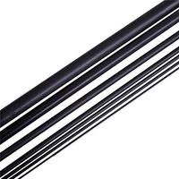 Tube en Fiber de carbone à poteau mat Evergreen pour avion RC bricolage artisanat taille personnalisée poids léger 10 pièces ensemble