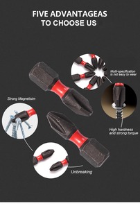 Juego de <span class=keywords><strong>Puntas</strong></span> de Impacto <span class=keywords><strong>para</strong></span> Destornillador Eléctrico TOOLJOY, Acero Industrial S2, Tipo Mosquetón, Alto Torque, Larga Duración, Punta Magnética - Product Image 5