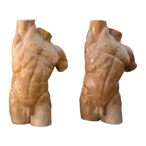 Scultura della statua del corpo Sexy maschile nudo del Torso di marmo di arte greca antica