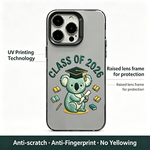 <span class=keywords><strong>Coque</strong></span> transparente en TPU style broderie Koala mignon pour la remise des diplômes, protection antichoc pour <span class=keywords><strong>iPhone</strong></span> 17 16 15 14 13 Pro Max, promotion 2026 - Product Image 2