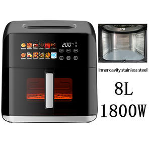 Friteuse à air Cixi 10L grande capacité avec revêtement céramique et écran numérique pour une cuisson saine - Product Image 4