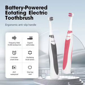 60 °   Cepillo de Dientes Sónico Oscilante de Doble Movimiento Swing Deep Clean Brightening, Cepillo de Dientes Eléctrico con Vibración - Product Image 1