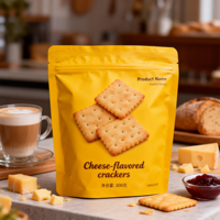 Op maat gemaakte voedselveilige, vochtbestendige hersluitbare staande pouches verpakkingen voor chocolade, aardbeienmelk, gelei, fruitsalade