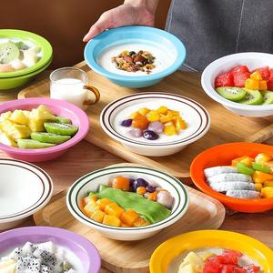 ชามเมลามีนขนาดเล็กสำหรับใส่ผลไม้ สลัด ของหวาน ไอศกรีม เยลลี่ สาคู พุดดิ้ง น้ำเชื่อม ใช้ในโรงแรม งานเลี้ยงกาแฟ ชา งานปาร์ตี้ สีพื้น - Product Image 1