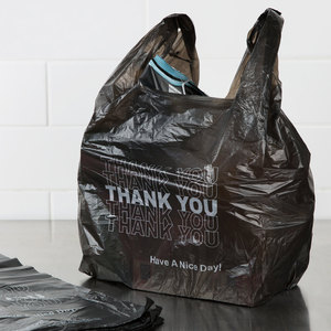 Sacs de courses en PE biodégradables, réutilisables et recyclables, personnalisés et bon marché, avec impression en héliogravure pour supermarchés - Product Image 6