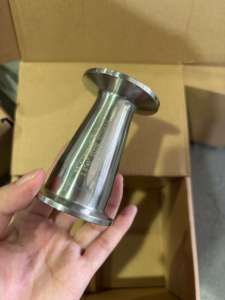 2 "Ống OD 3A ISO SMS thép không gỉ giả mạo phụ kiện đường ống 304 316 vệ sinh phù hợp tri-kẹp Hàn loại giảm Đồng Tâm - Product Image 5