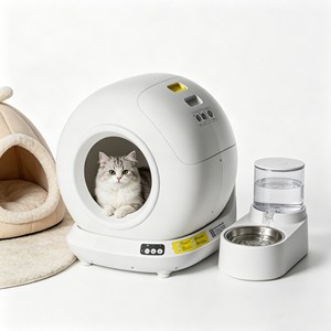 Nouvelle arrivée : Bac à litière électrique pour chat, Lettiera, système de sécurité automatique anti-pincement, capteur intelligent - Product Image 1