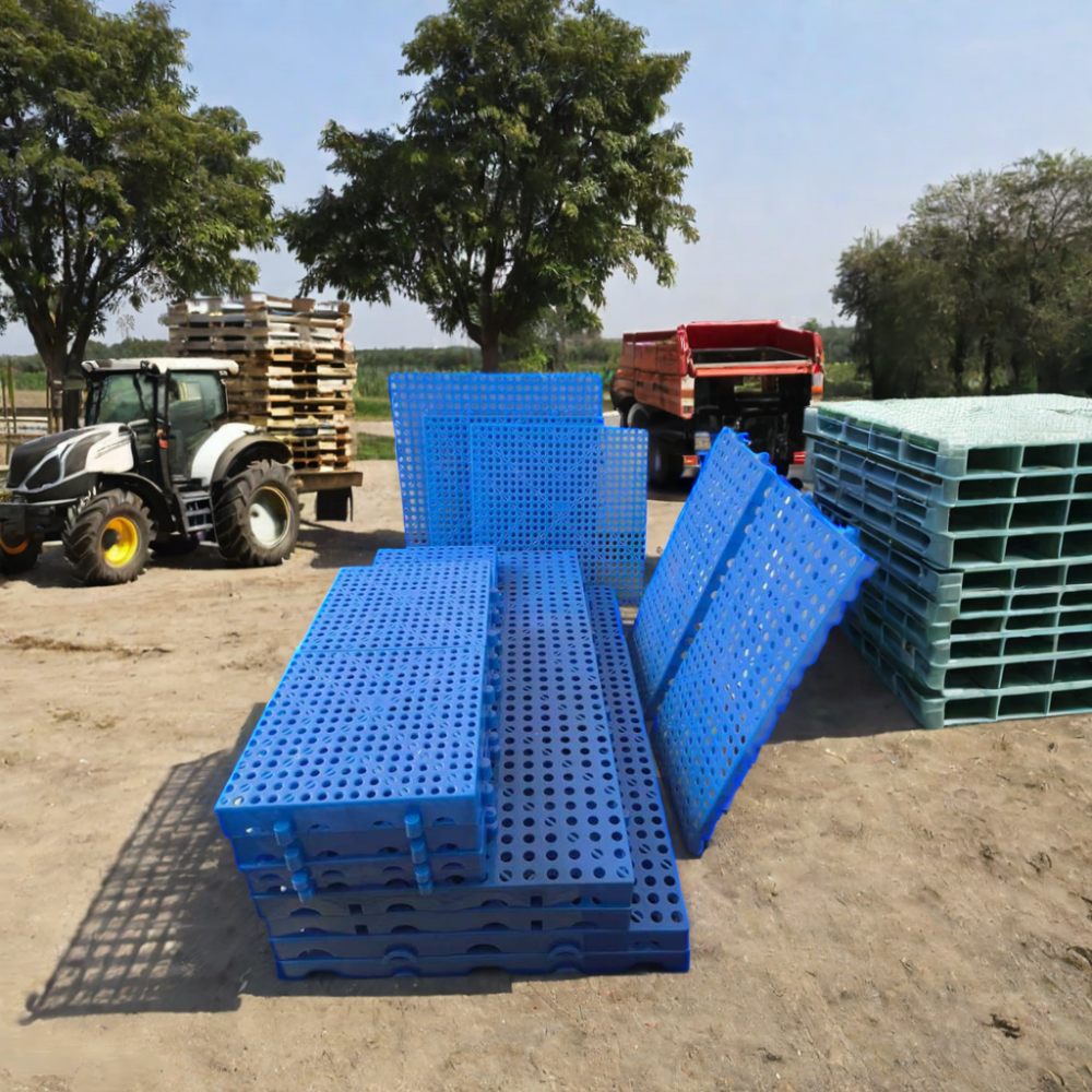Влагостойкие пластиковые поддоны из полиэтилена HDPE, односторонний скользящий лист для складского хранения в супермаркете, промышленного использования