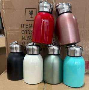 Taza de Acero Inoxidable de 300 ml, Mini Termo Portátil Aislado para Viajes y Campamento, Botella de Agua Caliente para Regalo - Product Image 1