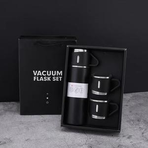 304 Aço Inoxidável Vacuum Flask Set 500ml com copos 3pcs - Product Image 3