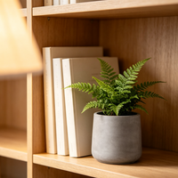 Mini pot en béton mat conique pour bureau, décoration de cactus et de succulentes, logo personnalisé, vente en gros