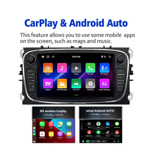 7 inch OLED GPS navigation <span class=keywords><strong>Android</strong></span> 13 đài phát thanh xe Kuga CD 1-năm Bảng điều khiển MP3 USB 2 gam được xây dựng trong TV 1-năm RAM tự động Carplay 128 gam IPS - Product Image 3