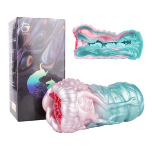 Masturbador Masculino Flexible GEEBA, Copa de Masturbación Manual de Silicona, Vagina Anal de Bolsillo para Hombres, Juguetes Sexuales para la Masturbación Masculina - Product Image 1