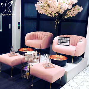 रानी स्पा कुर्सी पैर पेडीक्योर स्पा कुर्सी का इस्तेमाल किया बिक्री के लिए कुर्सियों पेडीक्योर स्टेशन लक्जरी सौंदर्य सैलून फर्नीचर गुलाबी 110v / 220v - Product Image 2