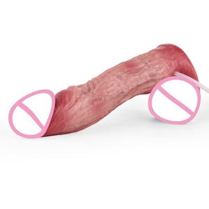 Dildo Realista de Doble Capa con Función de Eyaculación, Masajeador de Pene, Vagina y Ano, Tapón Anal, Juguetes Sexuales para el Placer de Hombres y Mujeres - Product Image 5