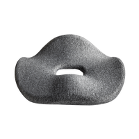 Coussin de siège en mousse à mémoire de forme en forme de U, antidérapant, orthopédique, pour le soulagement des douleurs du coccyx, de la sciatique et du dos, amovible et lavable, 100% siège