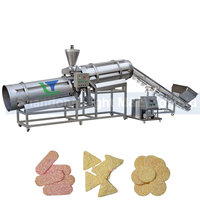 Meilleur Prix Ligne de Production Automatique de Chips Soufflées Saines Coréennes, Snacks Soufflés, Galettes de Riz et Gâteaux de Riz Brun avec Four de Cuisson