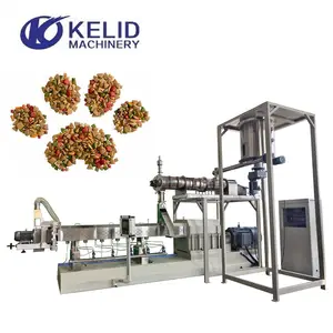 Animal Pet Food Production Line Dog Cat Bird Fish Feed Granulator Extruder Making Machine Production Line