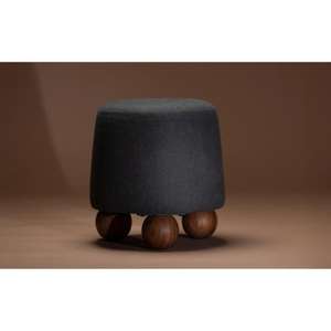 Solid Wood Pouf Traditional Luxury Home <b>Seating</b> Ottoman Soft Durable for Living Room Bedroom Study Room School Entry - Product Image 1