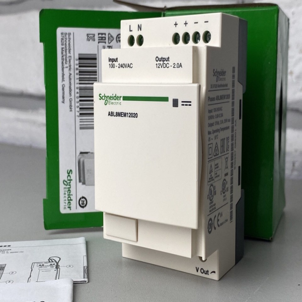 ABL8MEM12020 100-240VAC 12V 2A Power Supply for PLC