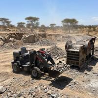 Mini-chargeur frontal robuste YGZG, usage intensif, mécanique, tout-terrain, qualité ingénierie, pour travaux d'excavation et de traitement en carrière