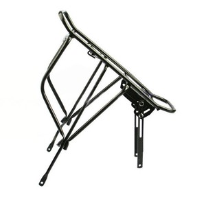 Porte-bagages arrière de vélo en tube métallique, installation durable, accessoire d'équipement pour VTT - Product Image 2