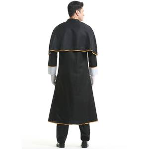 Disfraz de Halloween HP para Cosplay, Anime, Juegos, Novedades, Disfraz de Sacerdote, Padrino, Misionero para Hombre Adulto, Disfraz para Representaciones Escénicas, Carnaval - Product Image 2