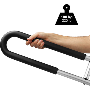 Barre d'appui pliable rembourrée pour toilettes 58 cm (x1 unité), PEPE P30027 Barre de soutien WC - Product Image 3