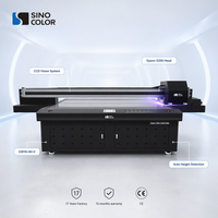 SinoColor 2513 UV-Flachbettdrucker mit Epson I3200 Druckkopf, 3D-Lackierung, 2400 dpi für Acryl, Glas, Holz, Metall, Beschilderung und Werbung