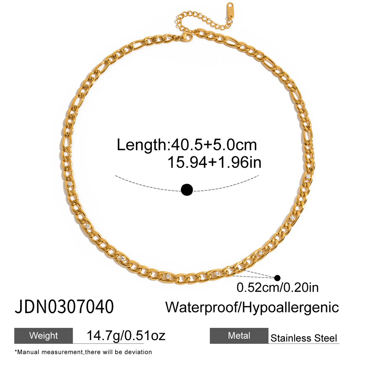18K Gold JDN0307040