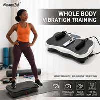 Evde Kullanımlı Crazy Fit Masaj Titreşimli Platform Egzersiz Aleti Kilo Verme Titreşim Makinesi Süper Vücut Vibratörü Mini Fitness Platformu