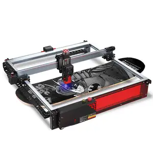 TWOTREES TS2 10W çin yapılan sıcak satış diyot masaüstü CNC 450*450mm gravür kesme alanı Metal lazer oyma makinesi