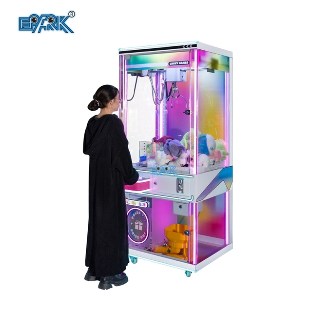 EPARK Custom Wholesale Coin Operated Doll Machine New Design Claw Plush Toy Crane Machine for Arcade Game Center