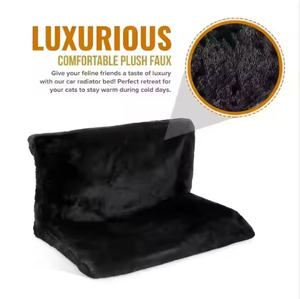 Lit de sommeil avec <span class=keywords><strong>radiateur</strong></span> solide pour <span class=keywords><strong>chat</strong></span> en tissu doux en peluche amovible lavable lit pour animaux de compagnie de style moderne Vente en gros - Product Image 6