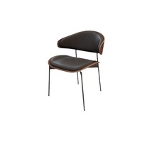 Chaise de salle à manger en bois massif de style rétro américain, combinaison de sièges pour restaurants et cafés, 2 à 4 personnes, garantie 1 an