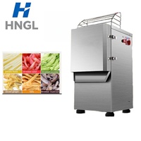 Zware elektrische groentesnijmachine 220V 1100W voor aardappel, komkommer, wortel