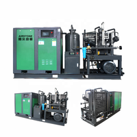 Compresseur d'air haute pression, 30 bars/40 bars, avec booster, pour l'industrie de la souffle des bouteilles d'animaux