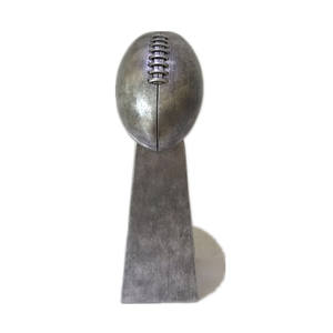 جوائز كرة القدم الأمريكية فينس لومباردي مصنوعة من الفضة ومصنوعة من الراتينج ومخصصة - Product Image 1