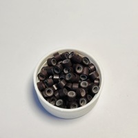1000 pièces de micro-anneaux en silicone de 5,0 mm, perles, outils pour extensions de cheveux humains