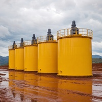 Cuve de Lixiviation Robuste pour Pulpe de Minerai, Cuve de Lixiviation Durable à Carbone en Place pour Pulpe de Minerai à Haute Efficacité