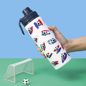 Botella de Agua Deportiva Reutilizable para la Copa Mundial de Fútbol 2026, con Tapa que Cambia de Color, Portátil, de Aluminio, para Ciclismo, Fitness y Jugos - Product Image 5