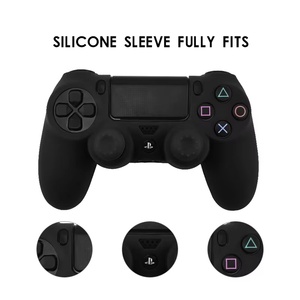 غطاء جراب مطاطي من السيليكون الناعم الضفدع للبيانات لسوني للبلاي ستيشن 4 لـ <span class=keywords><strong>PS4</strong></span> Pro حماية لوحة تحكم رفيعة للعبة - Product Image 5