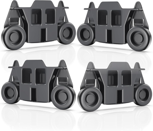 Roues de <span class=keywords><strong>lave</strong></span>-<span class=keywords><strong>vaisselle</strong></span> W10195416, roues inférieures résistantes à la rouille, compatibles avec le modèle W10195416v W10195417 - Product Image 4