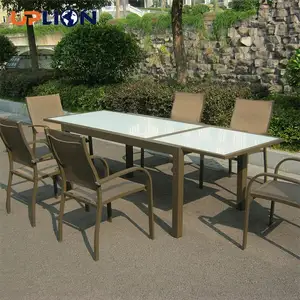 Uplion ชุดโต๊ะและเก้าอี้,สำหรับต่อในสวนลานบ้านมอร์เดนใช้กลางแจ้งโต๊ะและเก้าอี้