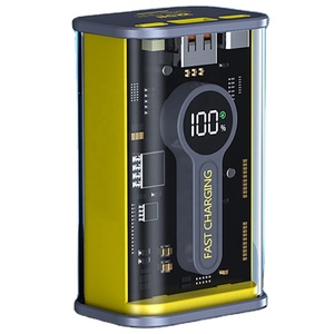 22.5W portatile ad alta densità Super veloce ricarica Cyberpunk Power Bank trasparente Power Station GaN <span class=keywords><strong>Tech</strong></span> impermeabile - Product Image 1