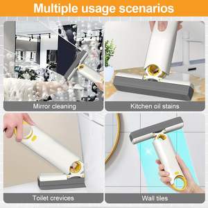 Limpiador Plegable 2 en 1, Mini Mopa y Limpiacristales, Herramienta Combinada Ligera y Compacta, Operación con una Sola Mano, Adecuado para Uso Diario - Product Image 3